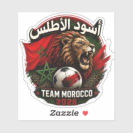 🇲🇦 HA HNA JINA Team Marokko Wedstrijd Dag 2026  Sticker