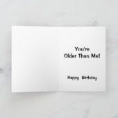 HA Je bent ouder dan ik die puppy lacht. Kaart (Binnen)