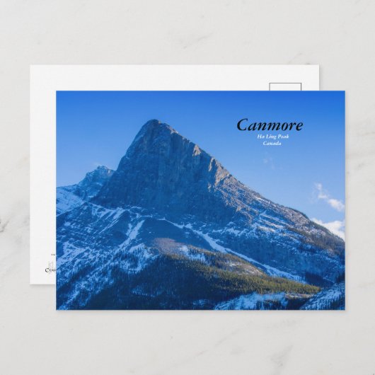 Ha Ling Peak, Canmore Briefkaart (Voorkant / Achterkant)