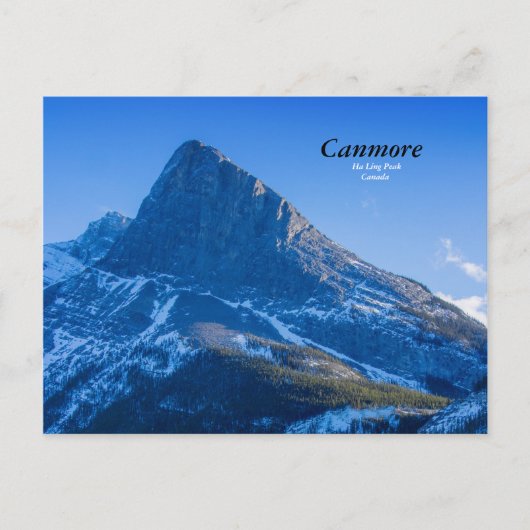 Ha Ling Peak, Canmore Briefkaart (Voorkant)