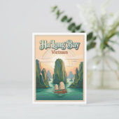 Ha Long-baai Vietnam Briefkaart (Staand voorkant)