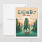 Ha Long-baai Vietnam Briefkaart (Voorkant / Achterkant)