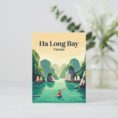 Ha Long-baai, Vietnam Briefkaart (Staand voorkant)
