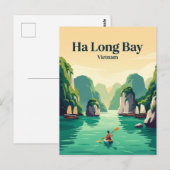 Ha Long-baai, Vietnam Briefkaart (Voorkant / Achterkant)