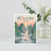 Ha Long-baai Vietnam Briefkaart (Staand voorkant)