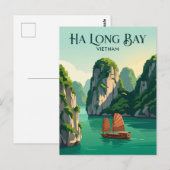 Ha Long Baai Vietnam Briefkaart (Voorkant / Achterkant)
