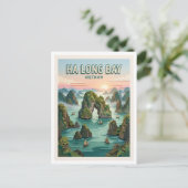 Ha Long-baai Vietnam Briefkaart (Staand voorkant)