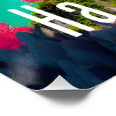 Ha Long Baai Vietnam Reisposter Perfect Poster (Hoek)