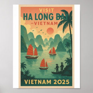 ha long baai vietnam reizen 2026 poster