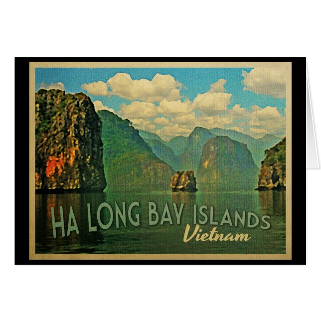 Ha Long Bay Islands Vietnam (Voorkant Horizontaal)