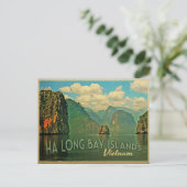 Ha Long Bay Islands Vietnam Briefkaart (Staand voorkant)