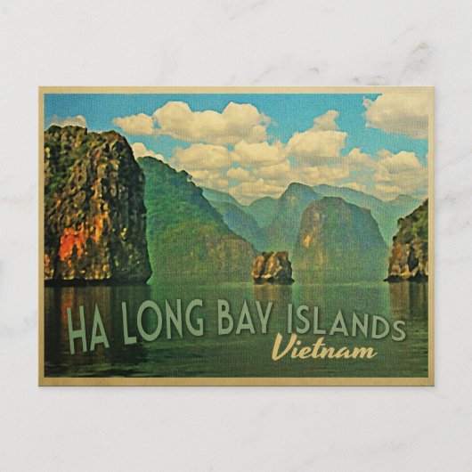 Ha Long Bay Islands Vietnam Briefkaart (Voorkant)