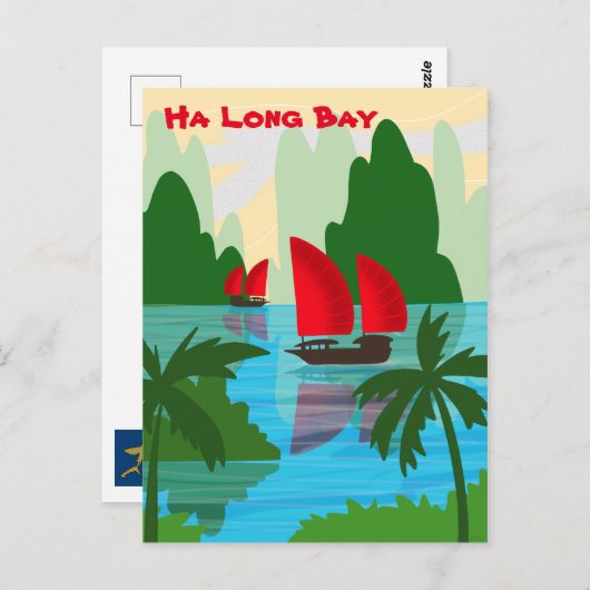 Ha Long Bay, Vietnam Briefkaart (Voorkant / Achterkant)
