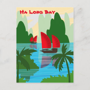 Ha Long Bay, Vietnam Briefkaart