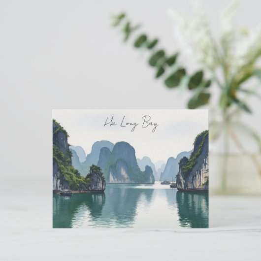 Ha Long Bay Vietnam Briefkaart (Staand voorkant)