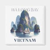 Ha Long Bay Vietnam Magneet (Voorkant)