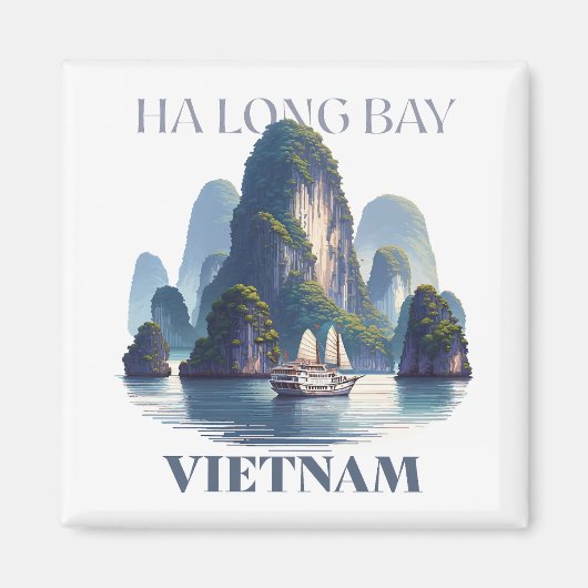 Ha Long Bay Vietnam Magneet (Voorkant)
