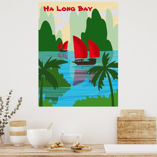 Ha Long Bay, Vietnam Poster (Keuken)