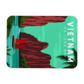 Ha Long Bay Vietnam Reis Art Magneet (Horizontaal)