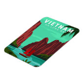 Ha Long Bay Vietnam Reis Art Magneet (Linkerzijde)