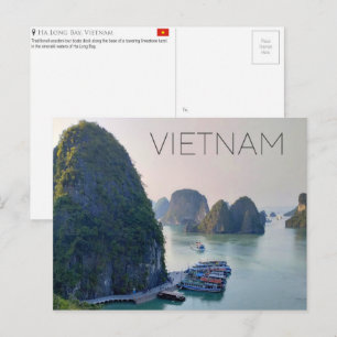Ha Long Bay, Vietnam Reisansichtkaart Briefkaart