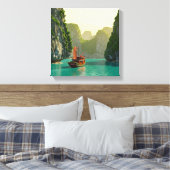 Ha Long Bay Vietnam Reizen Canvas Afdruk (Insitu (Slaapkamer))