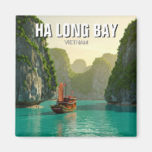 Ha Long Bay Vietnam Reizen Magneet