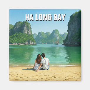 Ha Long Bay Vietnam Reizen Magneet