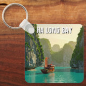 Ha Long Bay Vietnam Reizen Sleutelhanger (Voorkant)