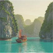 Ha Long Bay Vietnam Reizen Sticker (Voorkant)