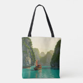 Ha Long Bay Vietnam Reizen Tote Bag (Achterkant)