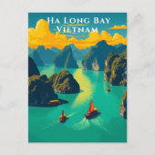 Ha Long Bay Vietnam Schilderachtig reizen Briefkaart (Voorkant)