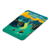 Ha Long Bay Vietnam Schilderachtig reizen Magneet (Linkerzijde)