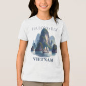 Ha Long Bay Vietnam Tri-Blend Shirt (Voorkant)