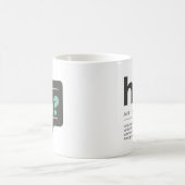 Hä? Lustiger Spruch und Definition Humor Deutsch Koffiemok (Center)