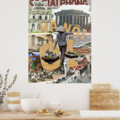 "Hà Nội Ơi" Poster (Keuken)