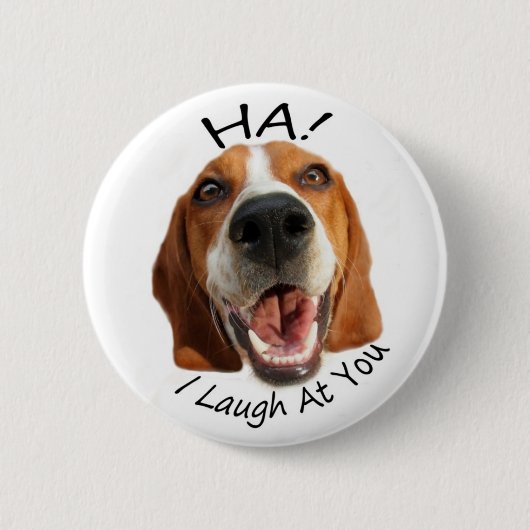 Ha! Pin Ronde Button 5,7 Cm (Voorkant)