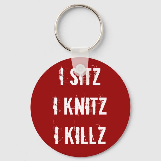 HA-Sleutelhanger - Sitz Knitz Killz Sleutelhanger (Voorkant)