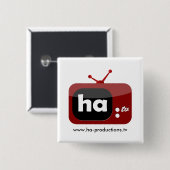 Ha-TV Button (Square) (Voorkant /achterkant)