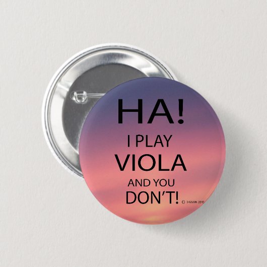 Ha Viola Ronde Button 5,7 Cm (Voorkant /achterkant)