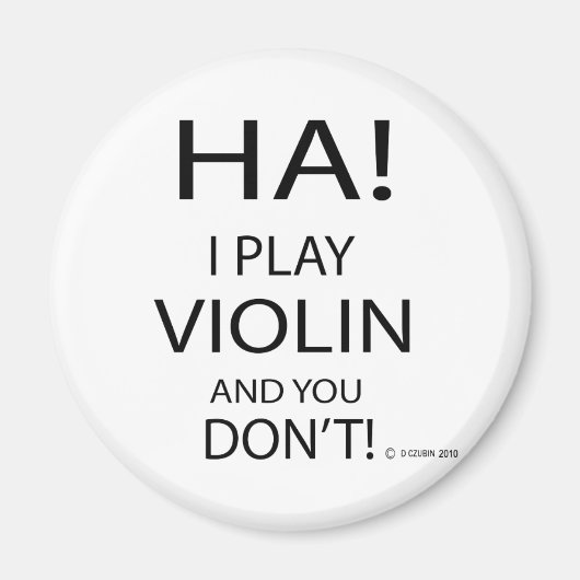 Ha Violin Magneet (Voorkant)