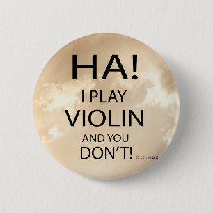 Ha Violin Ronde Button 5,7 Cm