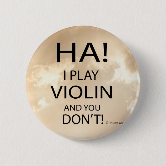Ha Violin Ronde Button 5,7 Cm (Voorkant)