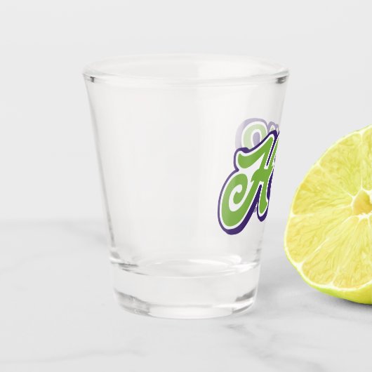 Hä? Wat? Funny German Slang Shot Glas (Links)