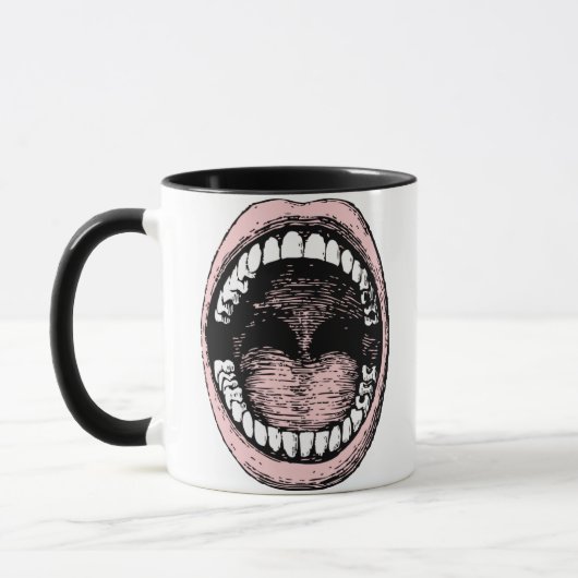 Haaa!!! Open Mok voor breedmondkoffie 1 (Links)