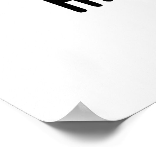 Haaam Meisje Grappig Varken Pun Poster (Hoek)