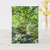 Haagdoorn en Eiken Kaart Handfasting (Gele Bloem)