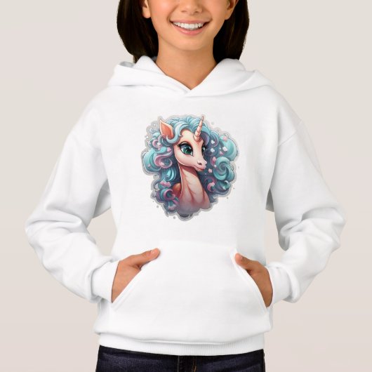 🌈 Haagse Enchanted Unicorn Hoodie 🌈 (Voorkant)