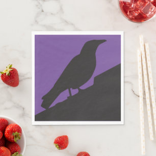 Haagse vogels - Blackbird Raven Servet
