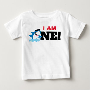 Haai 1e verjaardag Tshirt Peuter Baby Kind